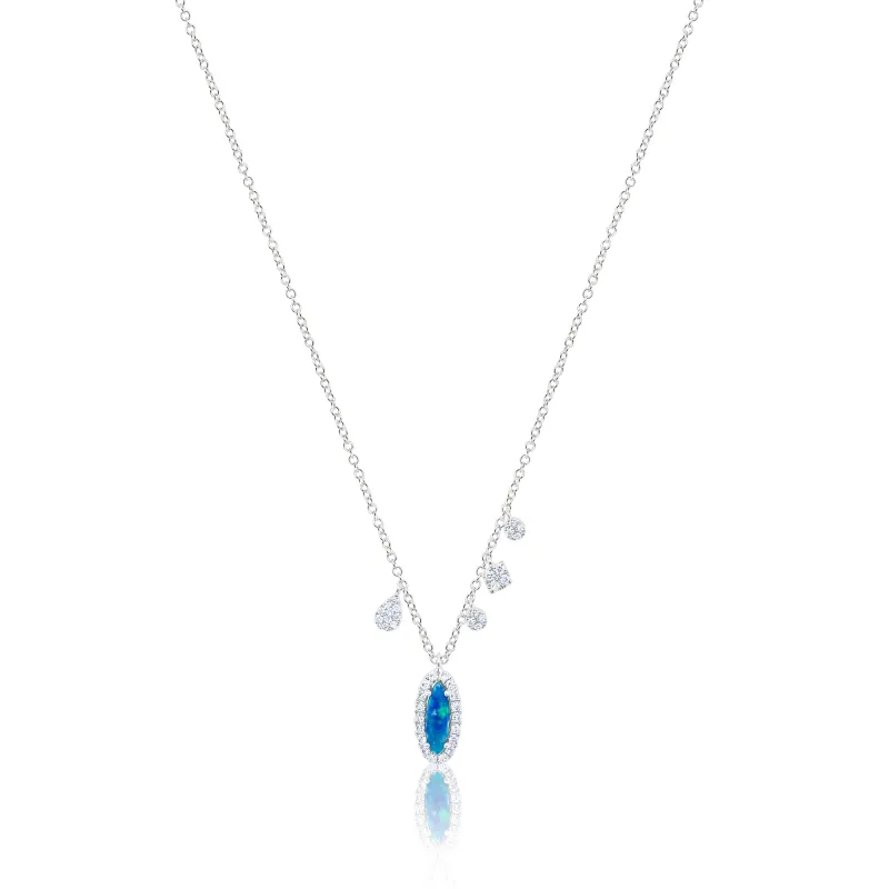 Oval Opal Necklace sold by Meira T