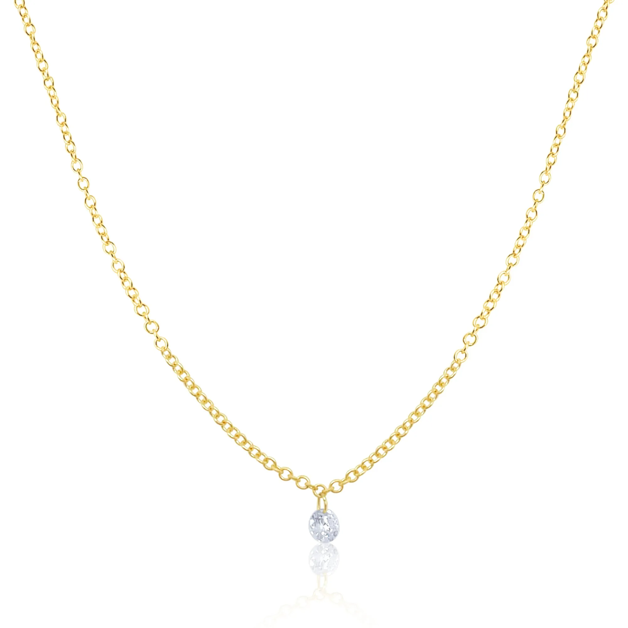 Drilled Diamond Necklace sold by Meira T