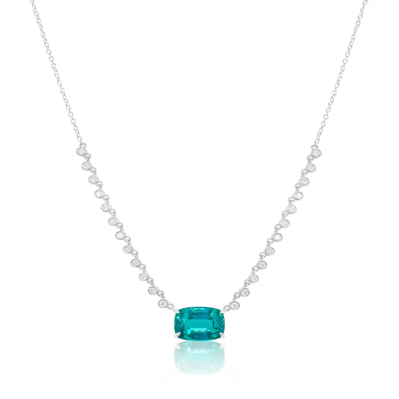 Lab Pariba with Natural Diamonds sold by Meira T