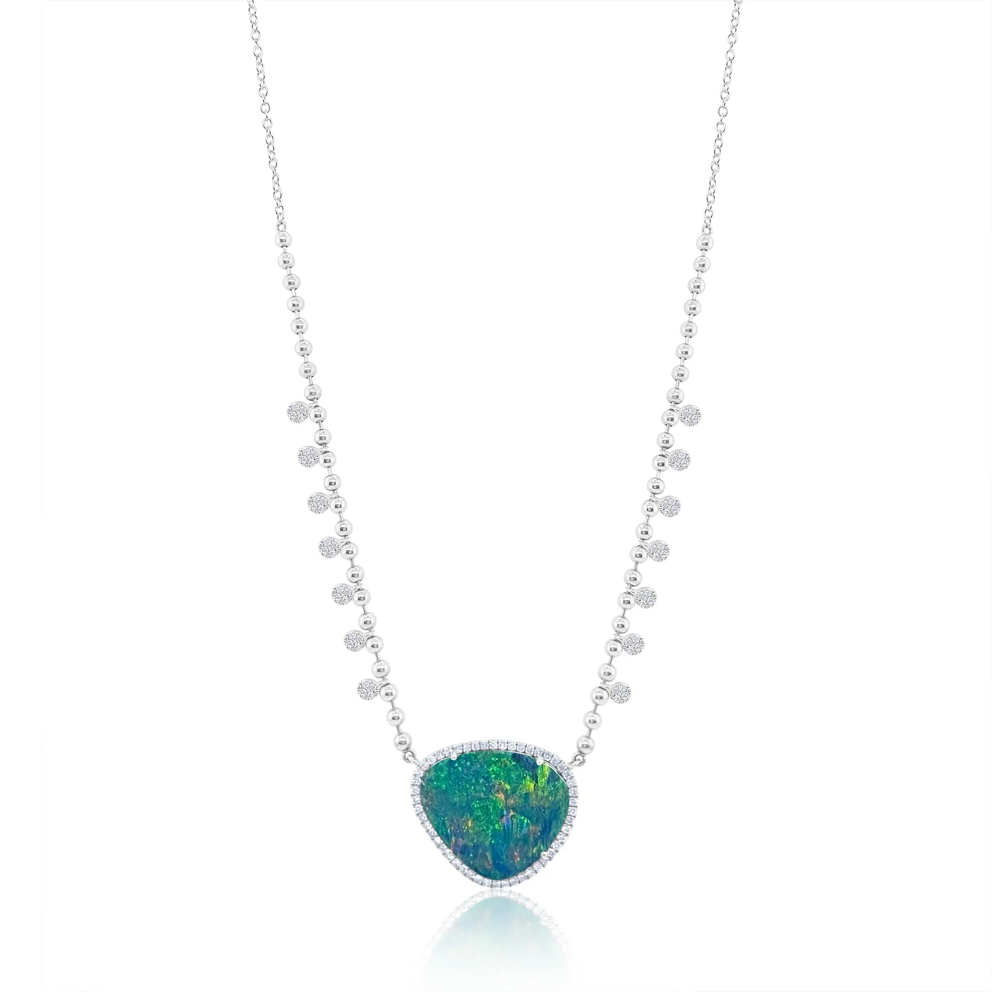 Opal Ballchain Necklace sold by Meira T