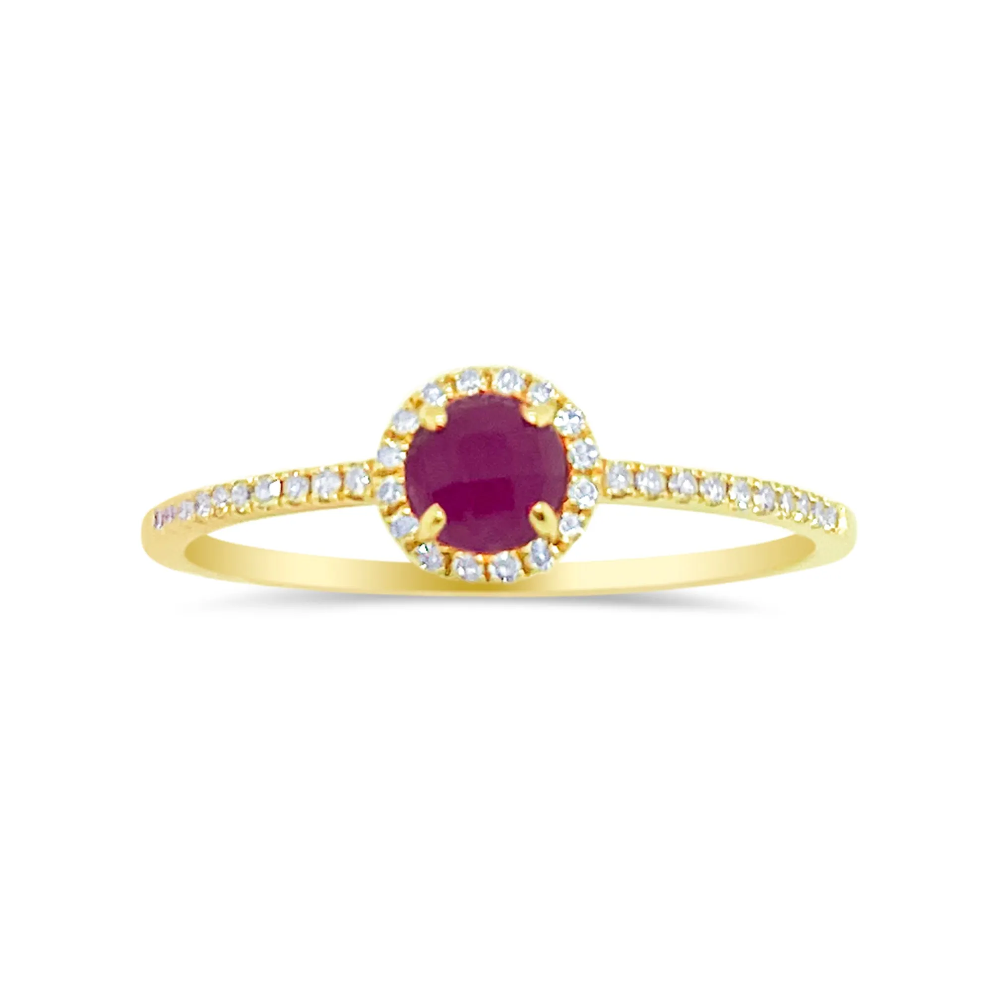 14kt Yellow Gold and Ruby Diamond Ring LAST ONE sold by Meira T