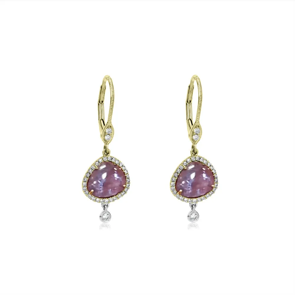 Tanzanite Drop Earrings sold by Meira T