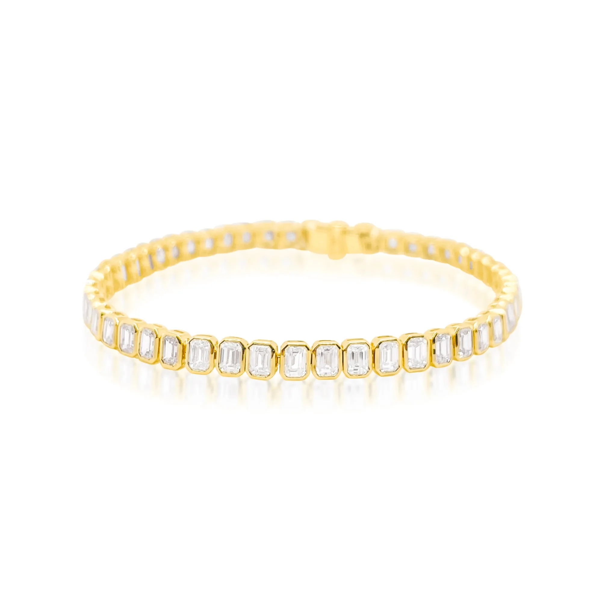 Bezel Set Lab Tennis Bracelet sold by Meira T