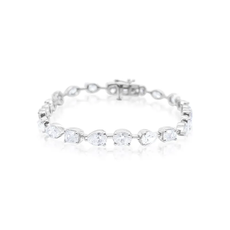 Multi-Stone Lab Tennis Bracelet sold by Meira T