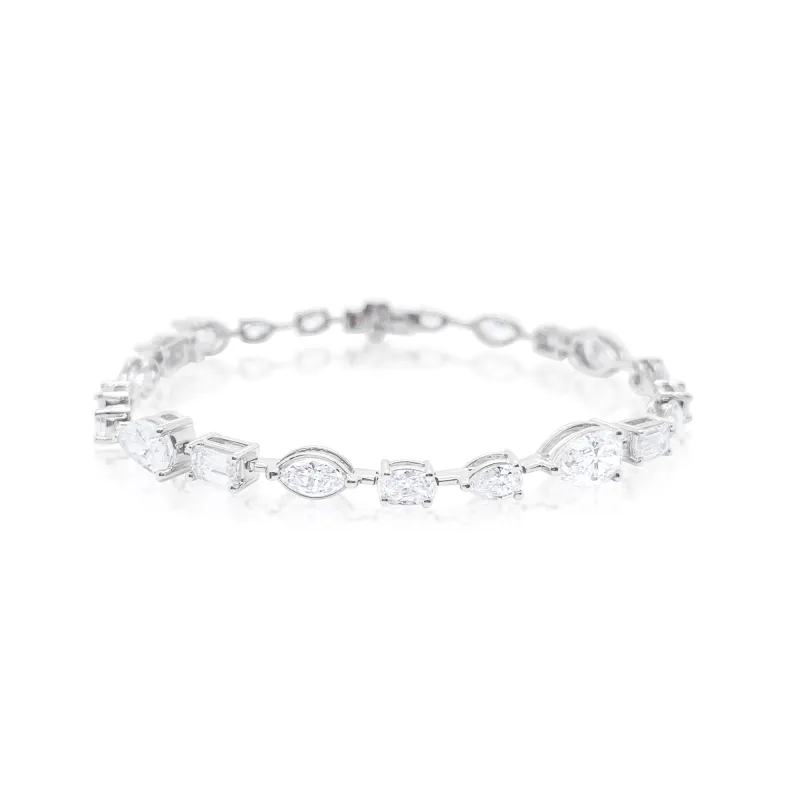 Multi-Stone Lab Tennis Bracelet sold by Meira T