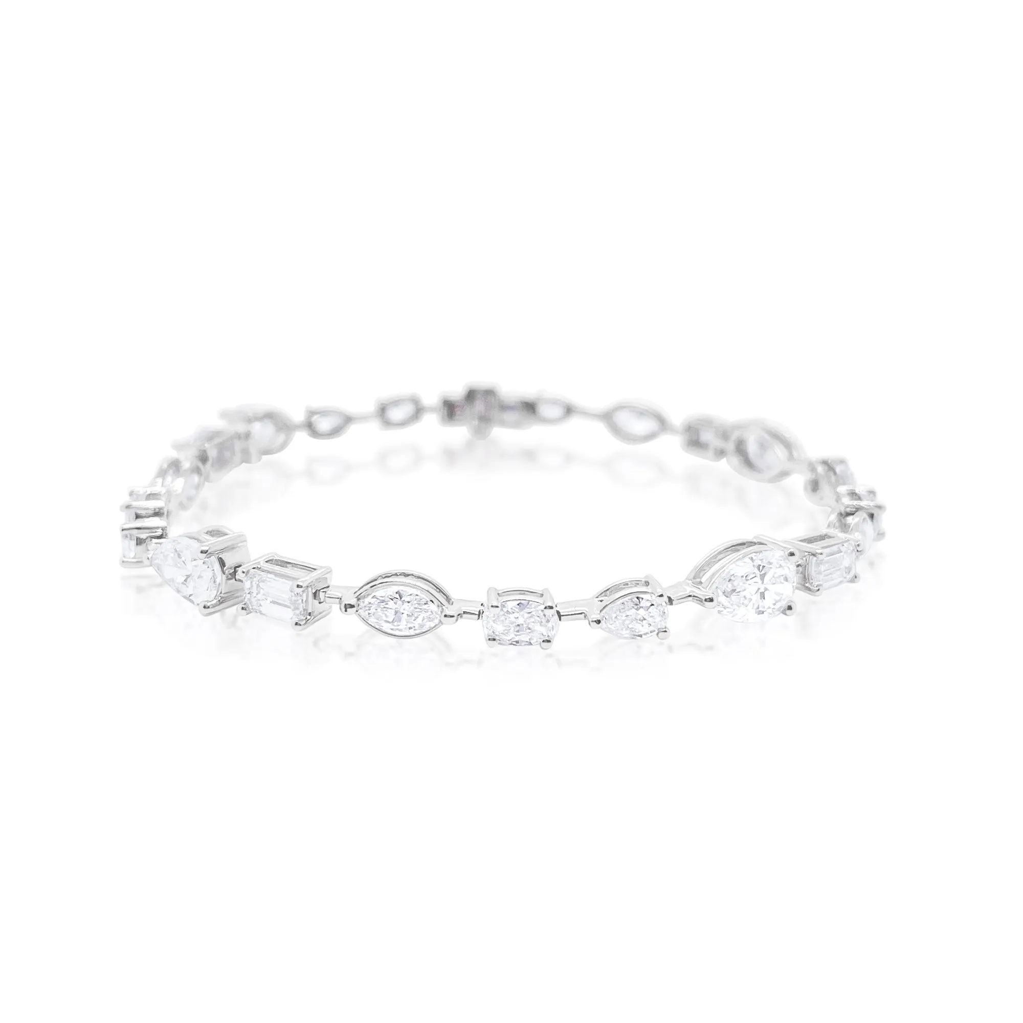 Multi-Stone Lab Tennis Bracelet sold by Meira T