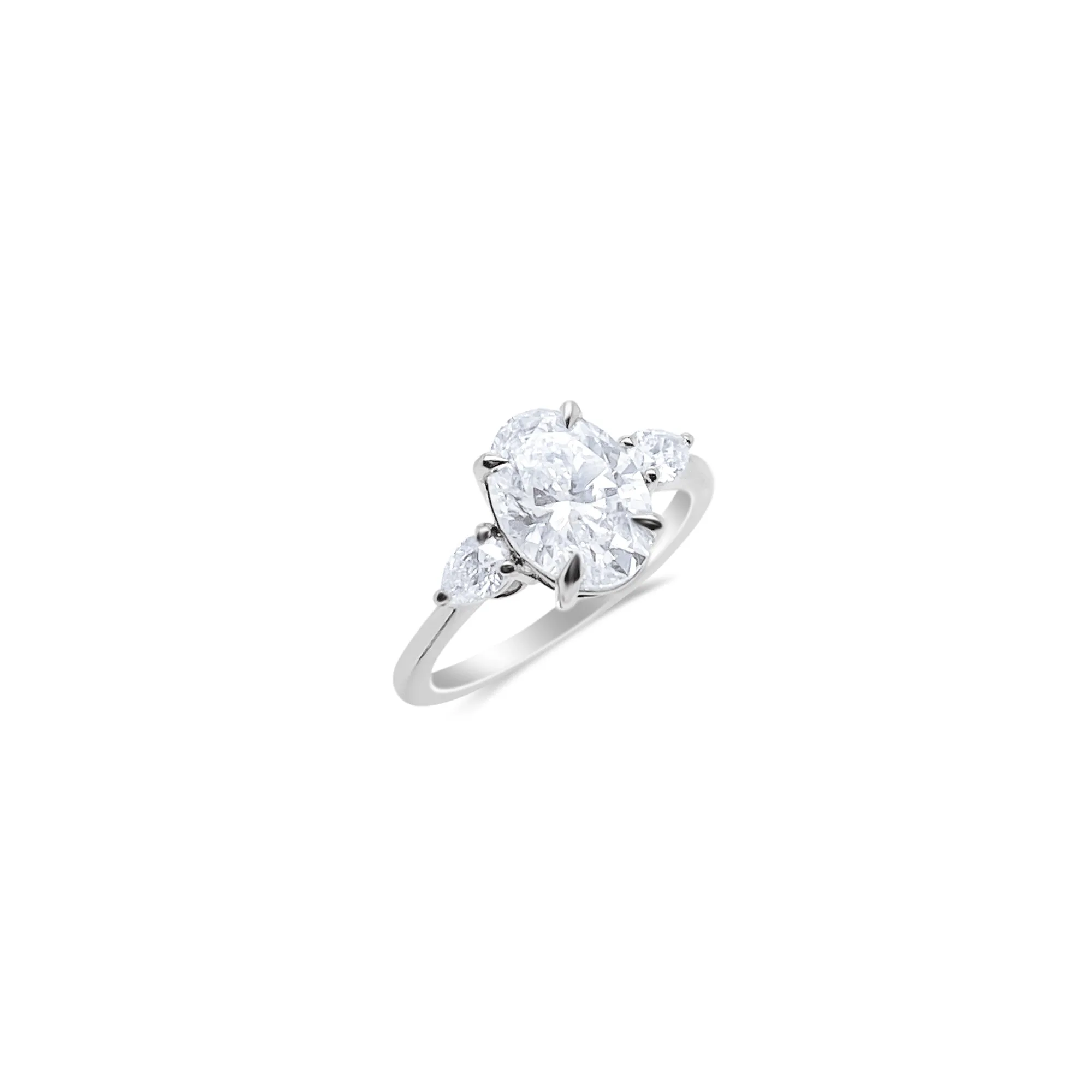 Lab Diamond Engagement Ring: Oval sold by Meira T