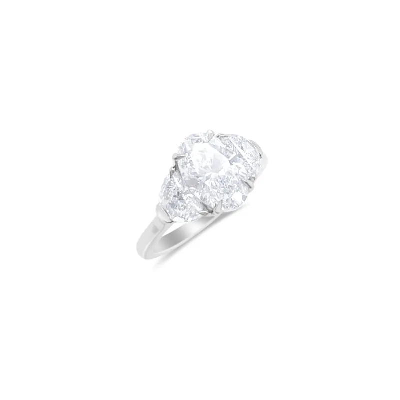 Lab Diamond Engagement Ring: Oval sold by Meira T