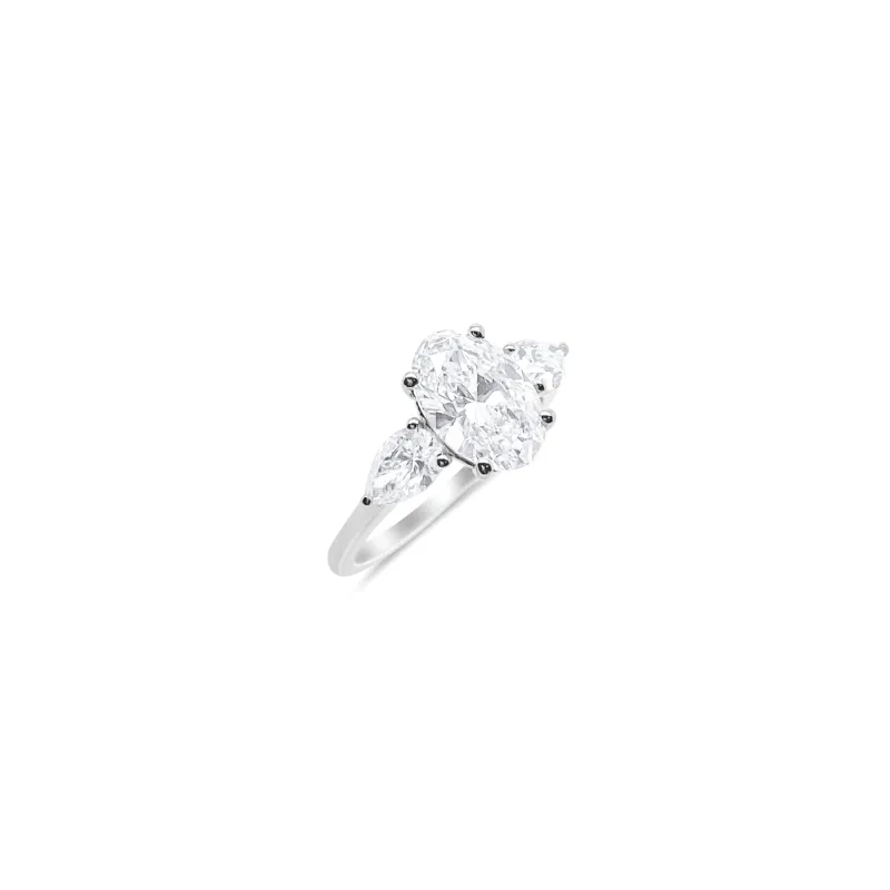 Lab Diamond Engagement Ring: Oval sold by Meira T