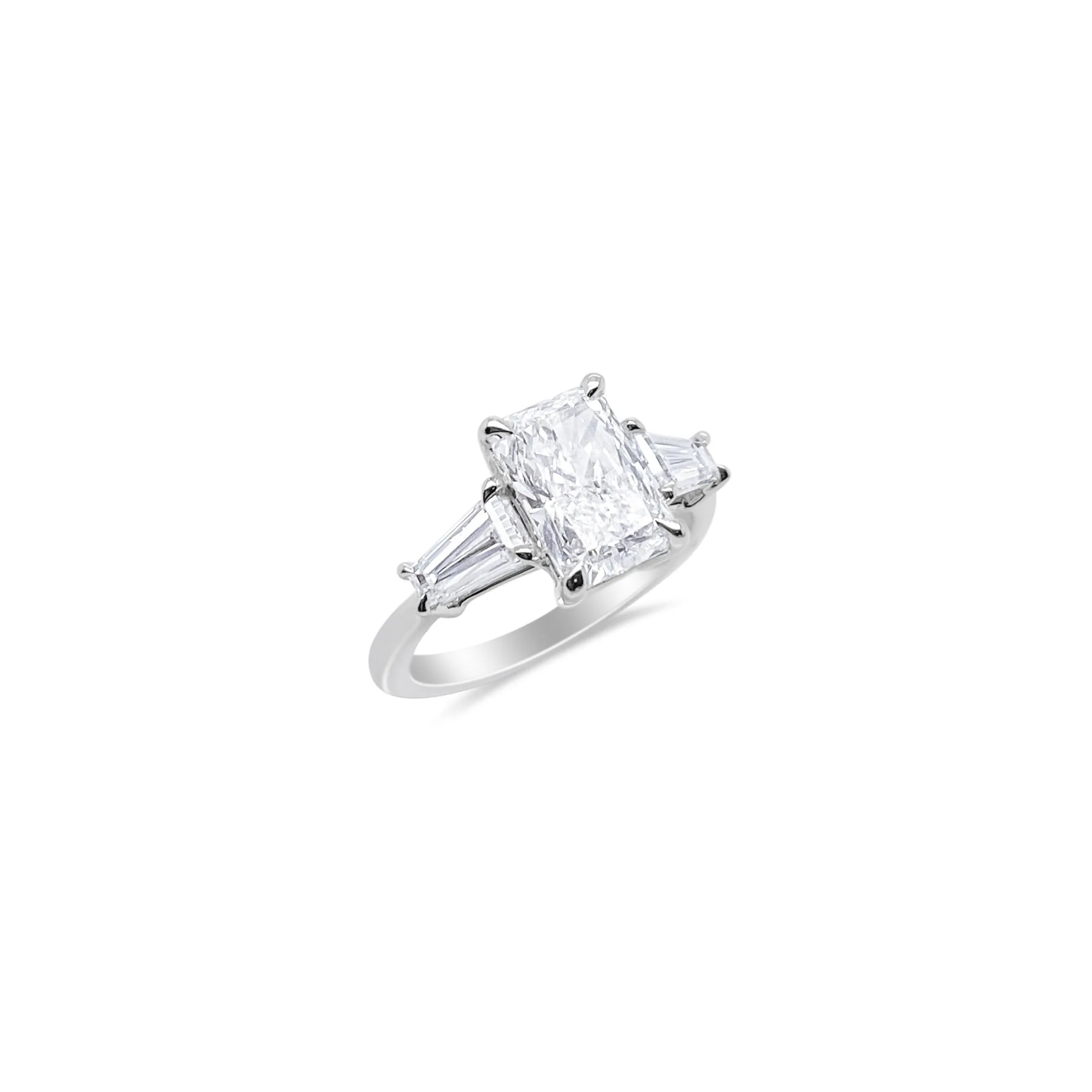 Lab Diamond Engagement Ring: Emerald sold by Meira T