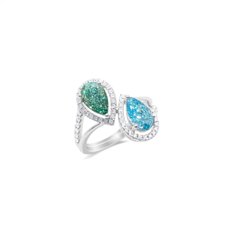 Toi et Moi Lab Diamond Ring sold by Meira T