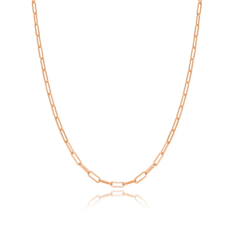 Rose Gold 5mm Chain Necklace sold by Meira T