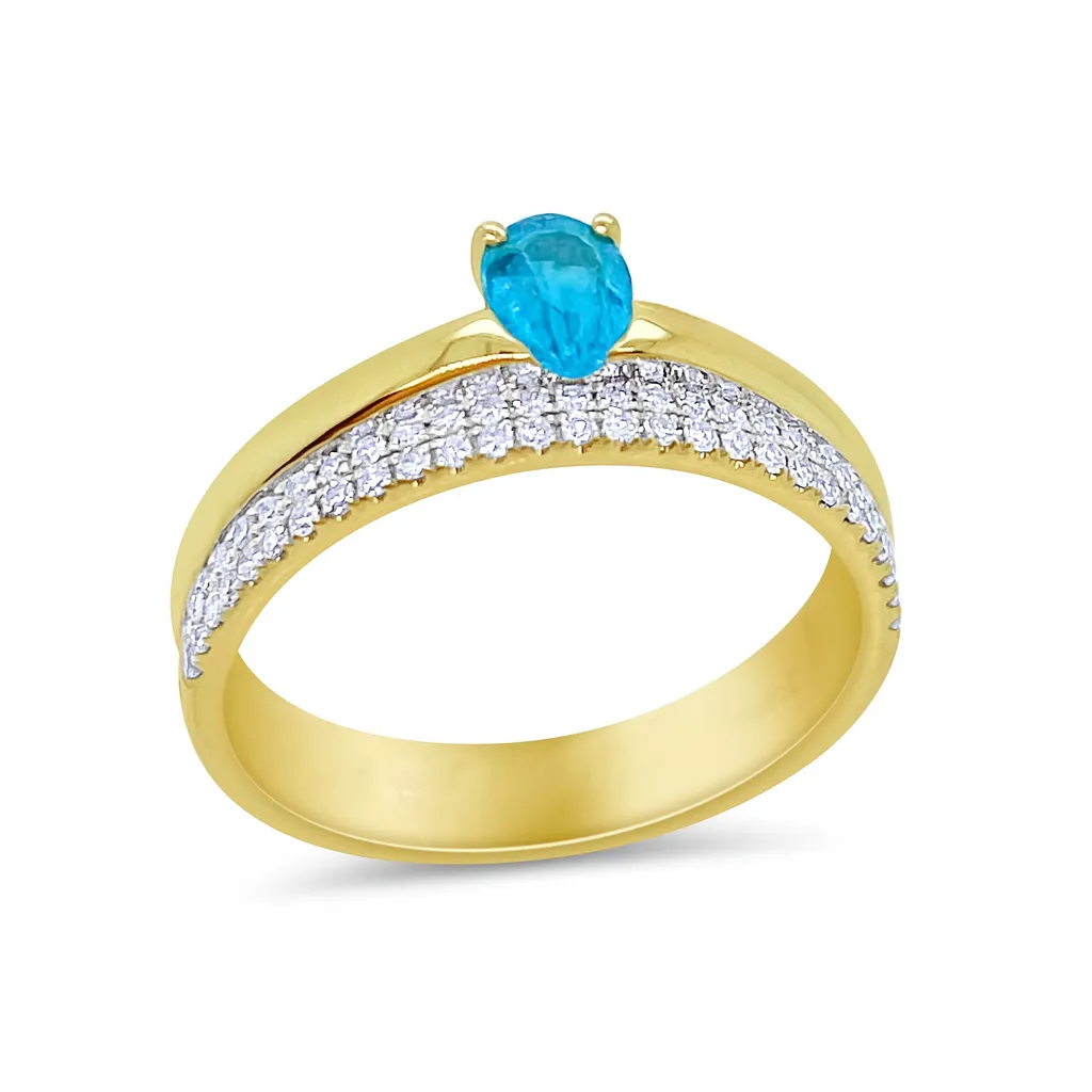 Blue Topaz Ring sold by Meira T