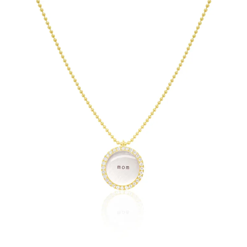 Lithograph Diamond and Silver Necklace sold by Meira T