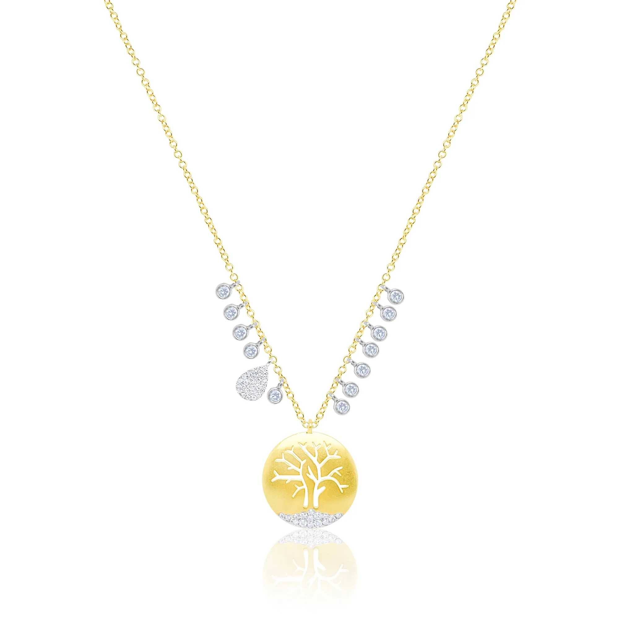 Tree of Life Diamond and Gold Necklace sold by Meira T
