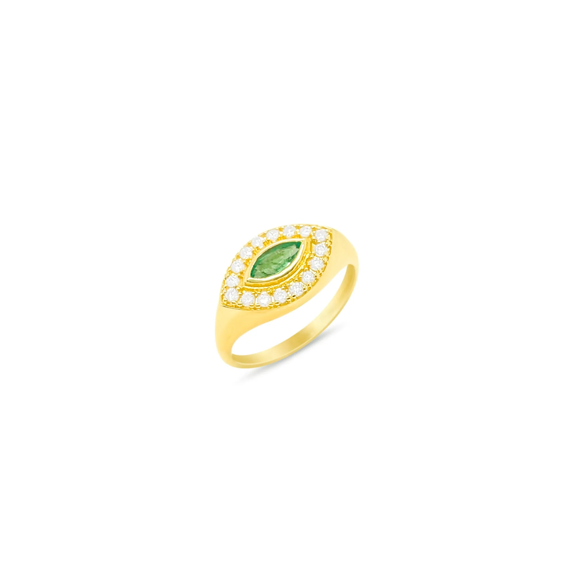 Marquise Emerald Ring sold by Meira T