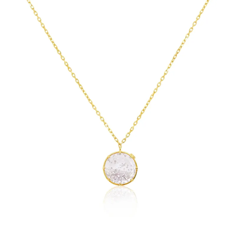 14kt Yellow Gold Diamond Shaker Necklace sold by Meira T