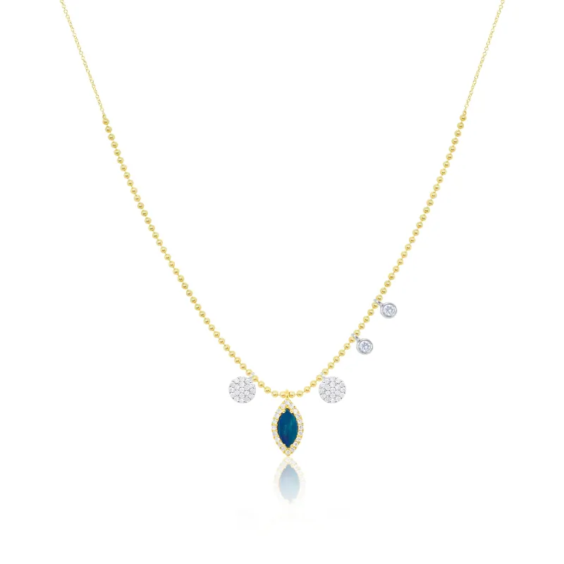 Opal Spot Chain Necklace sold by Meira T