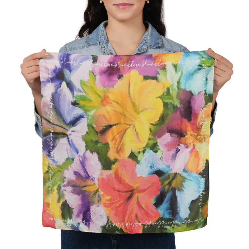 Blooming Violet Scarf sold by Meira T