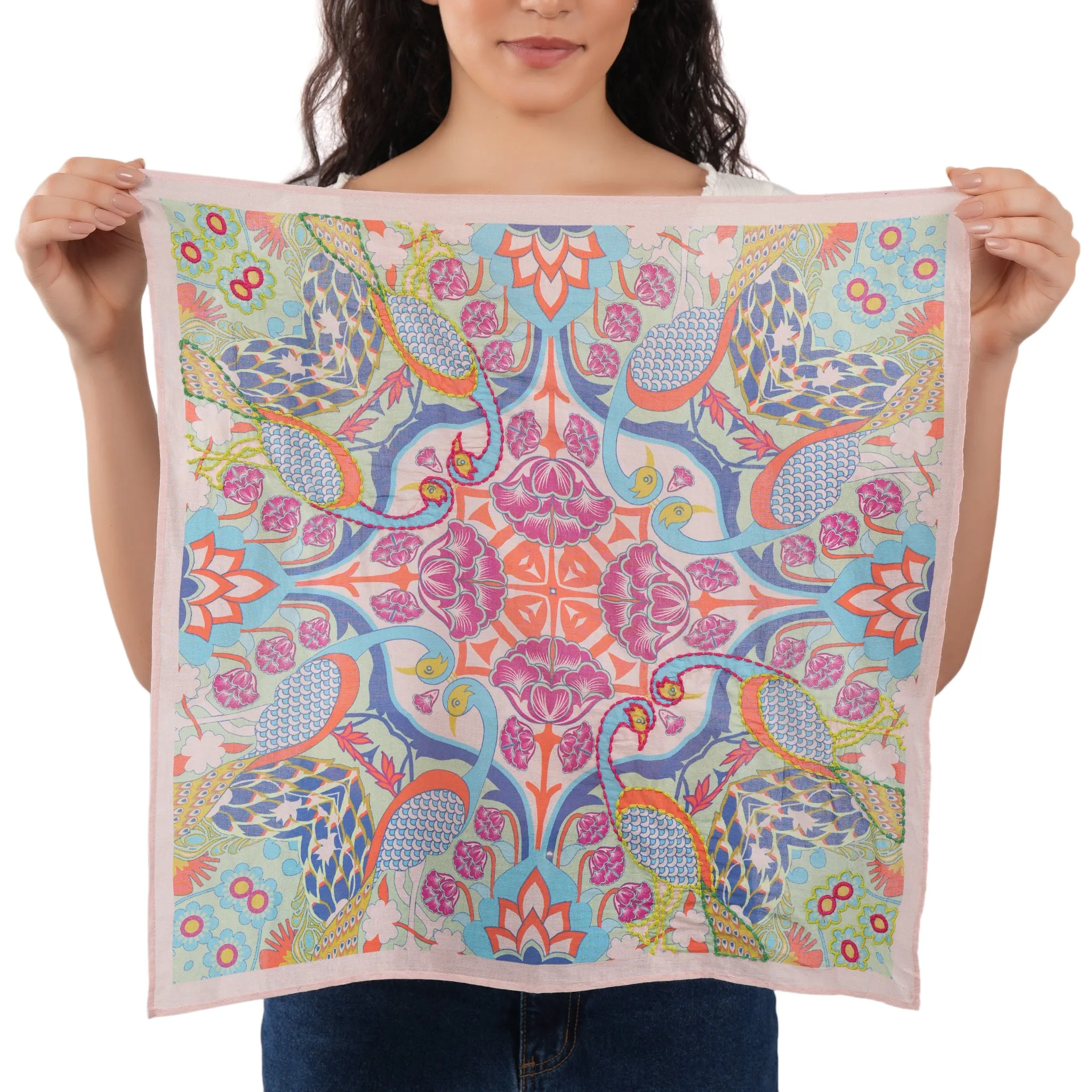 Kaleidoscope Blush Scarf sold by Meira T