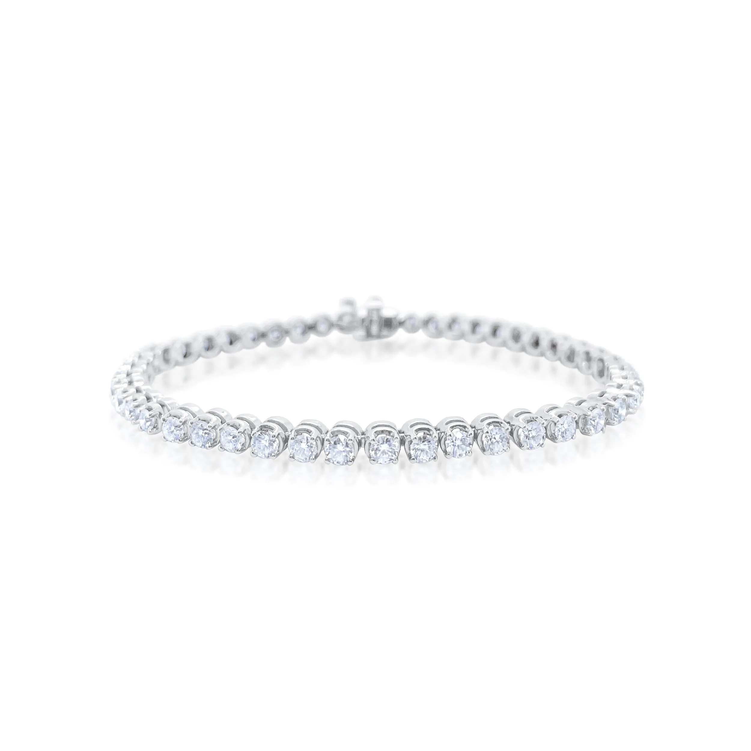 3 Carat LAB Tennis Bracelet 14kt White Gold 7 inches sold by Meira T