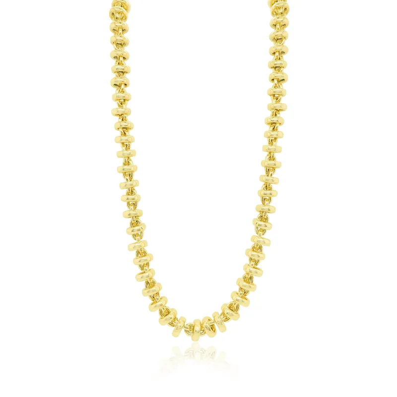 Yellow Gold Rounded Chunky Chain sold by Meira T