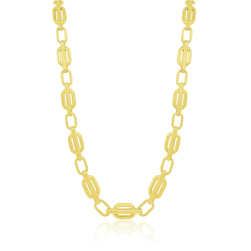 Yellow Gold Fancy Chunky Chain sold by Meira T