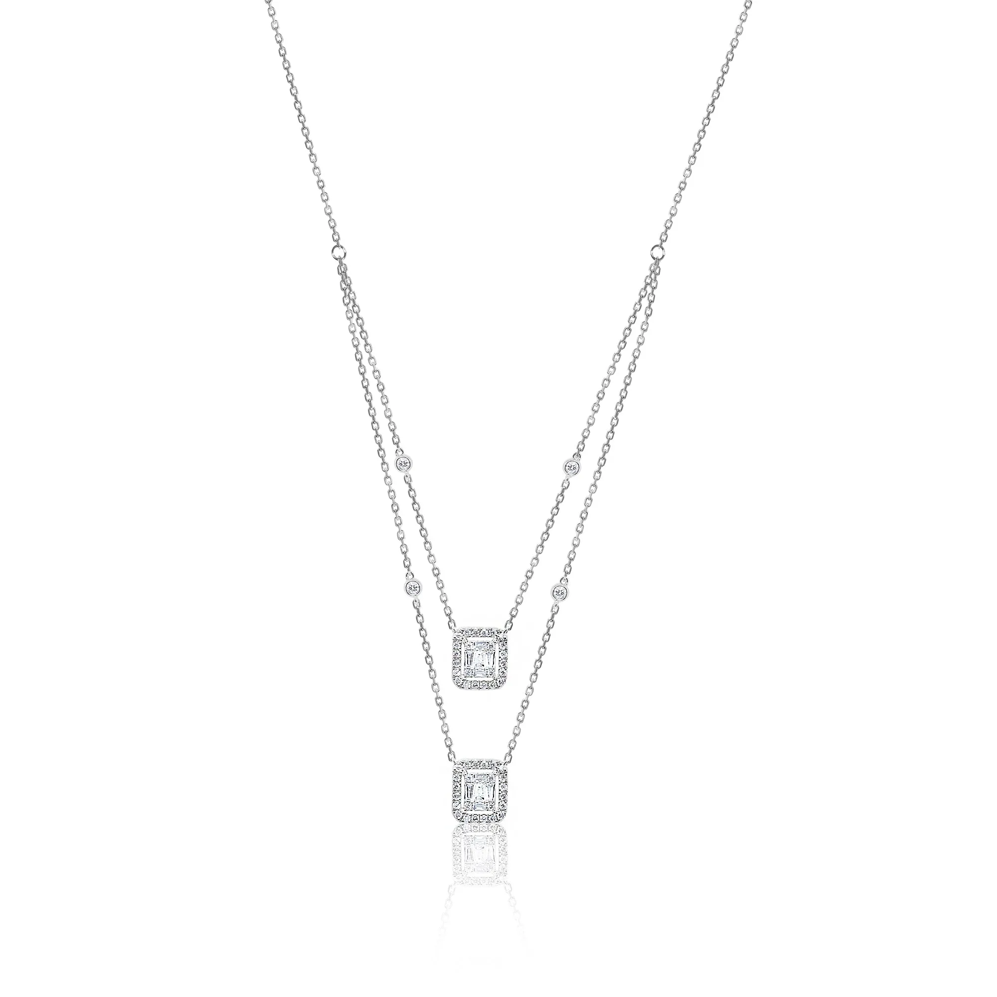 Double Layer Diamond Necklace *ONLINE EXCLUSIVE* sold by Meira T