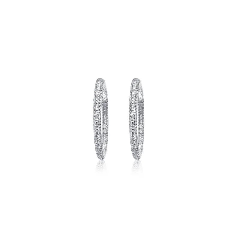 Chunky Diamond Encrusted Hoops *ONLINE EXCLUSIVE* sold by Meira T