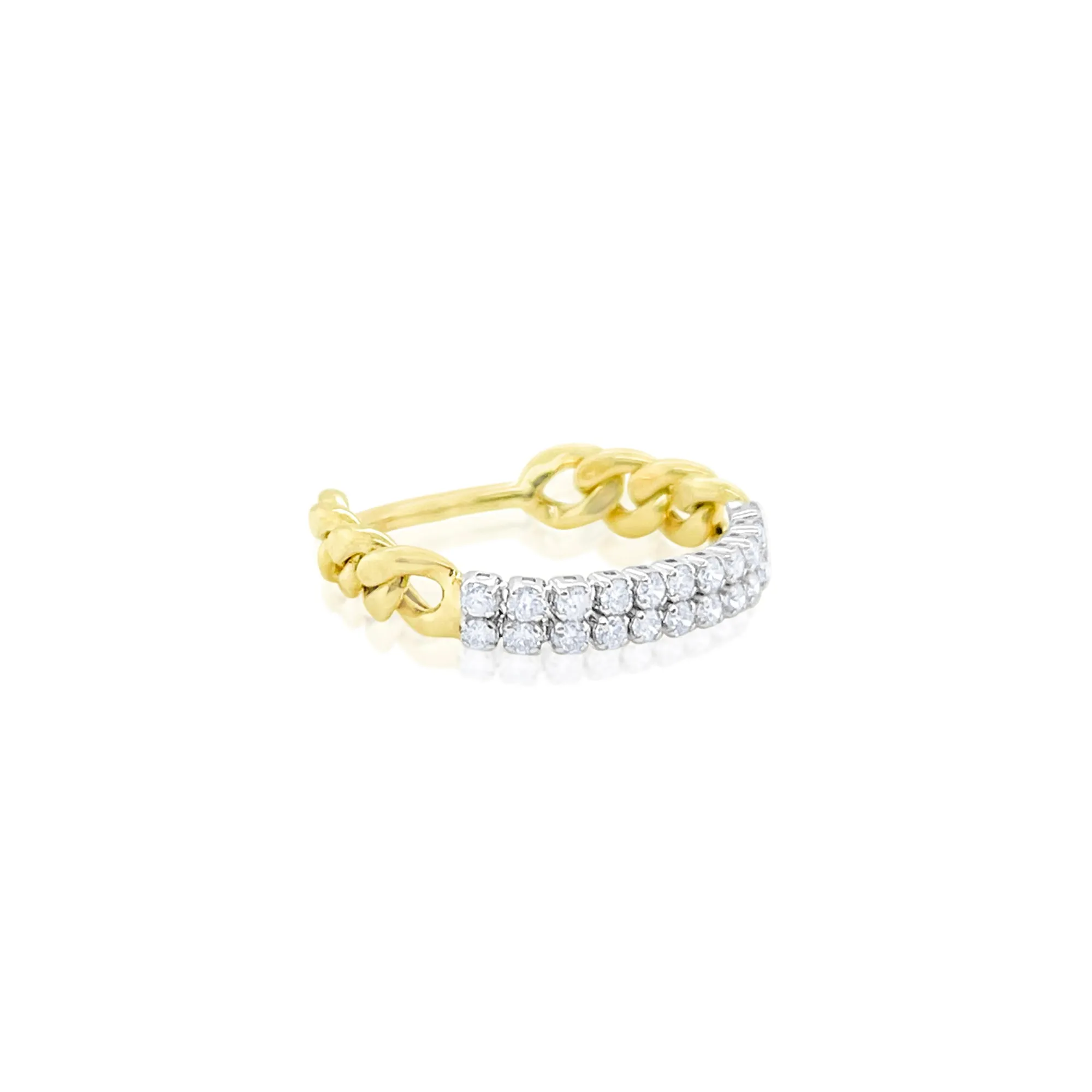 14kt Yellow Gold Diamond Ring sold by Meira T