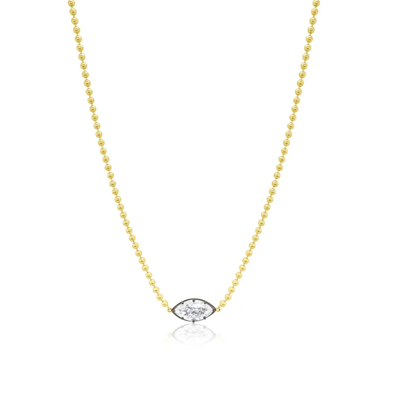 Marquise Lab Spot Chain sold by Meira T