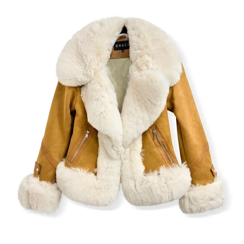 Chestnut Luxe Jacket sold by Meira T