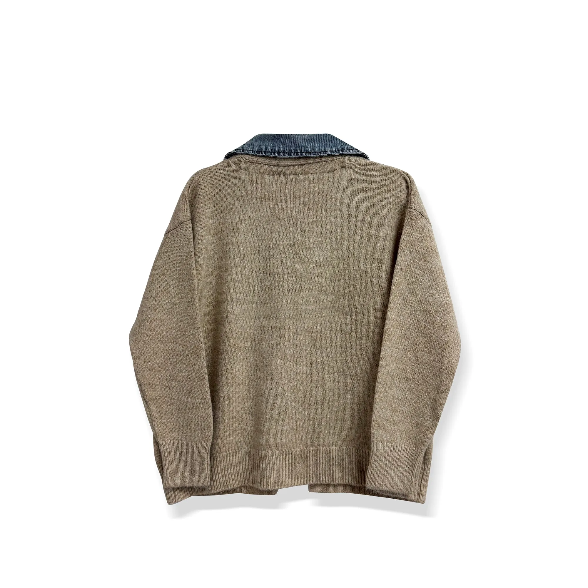 Crochet Denim Cardigan sold by Meira T product image thumbnail 2