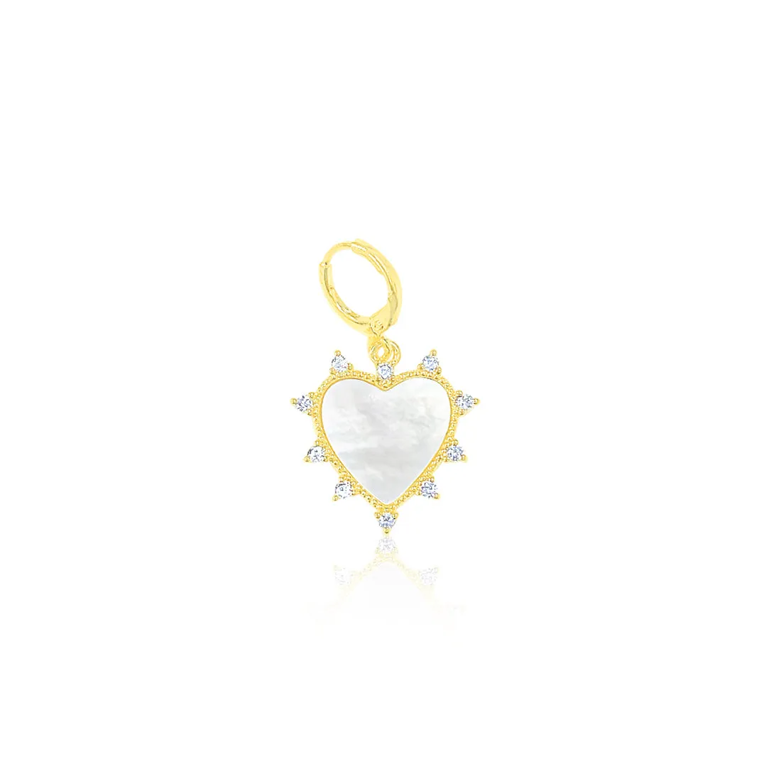 Pearl Heart Charm sold by Meira T