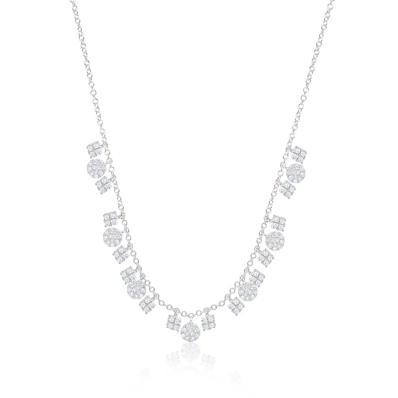 White Gold Drop Layering Piece sold by Meira T