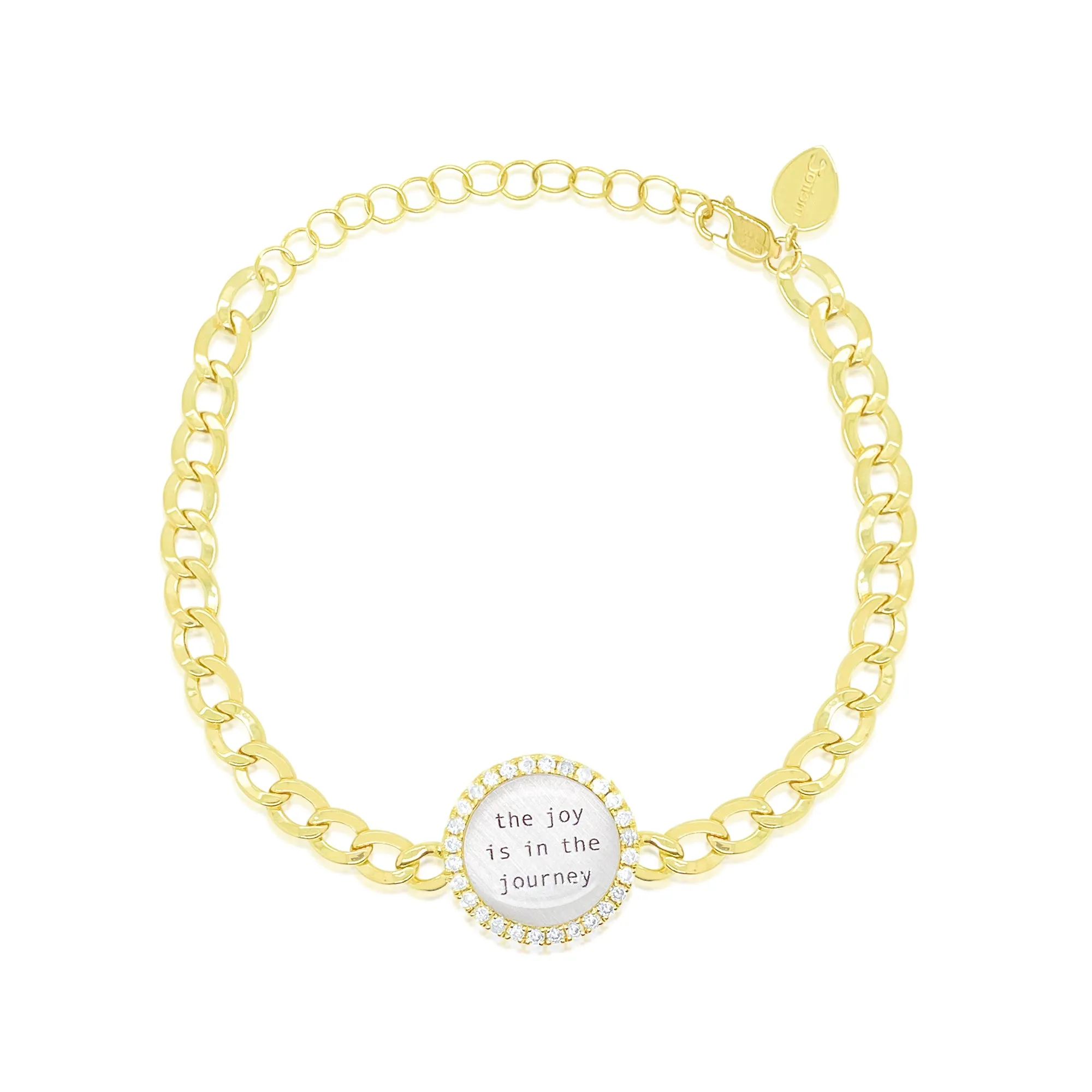 Yellow Gold Lithograph Bracelet sold by Meira T