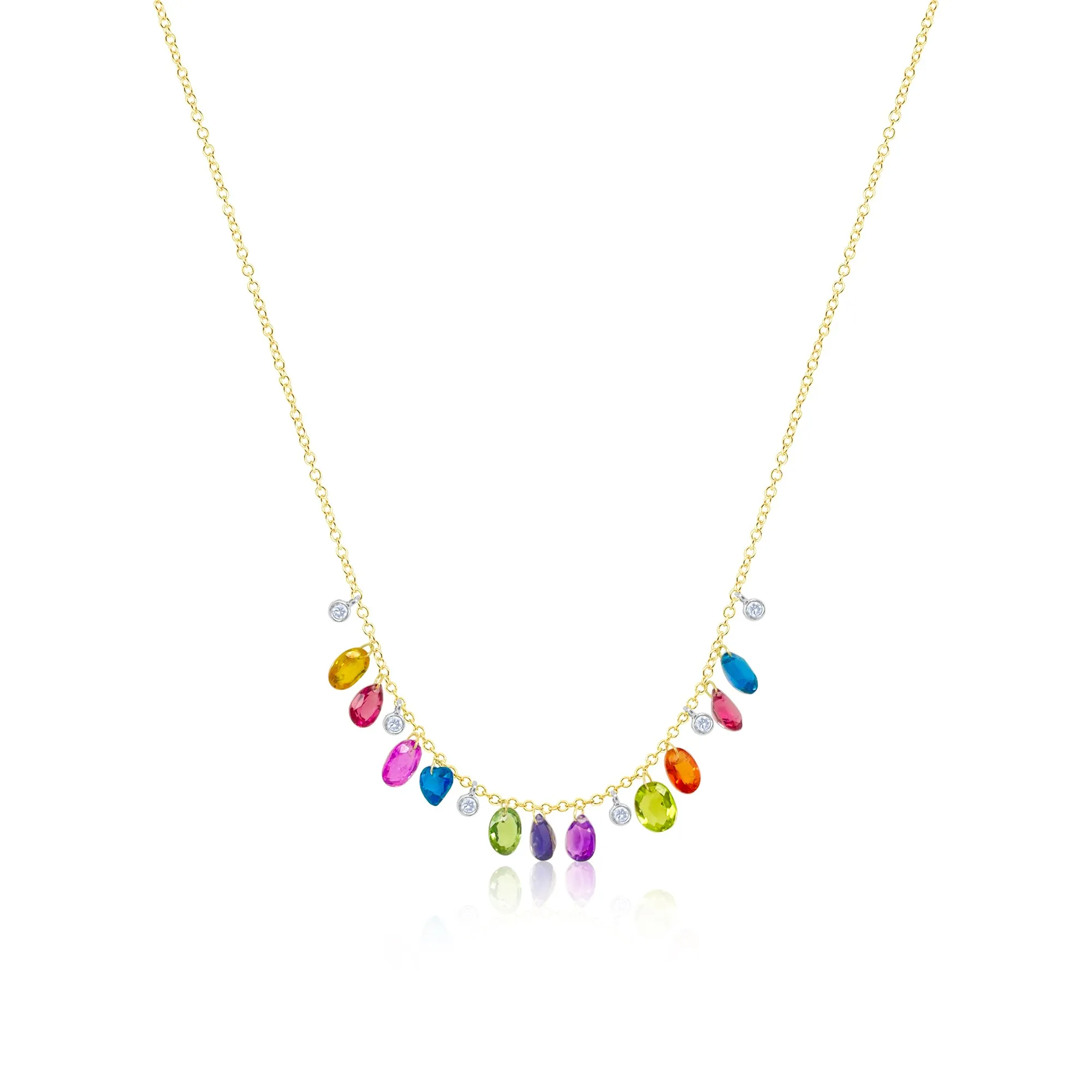 Multi Color Gemstone Necklace sold by Meira T