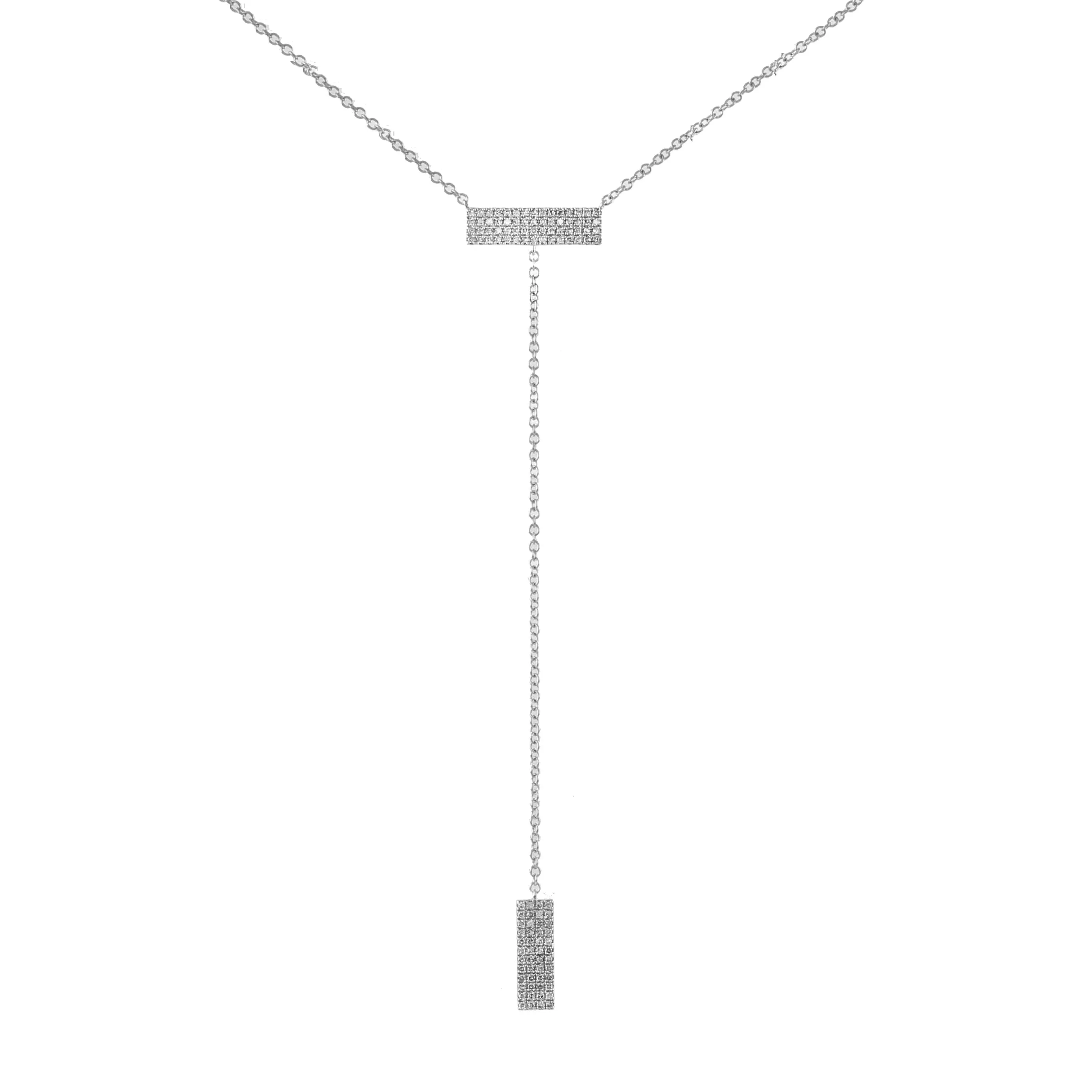Diamond Lariat Necklace sold by Meira T