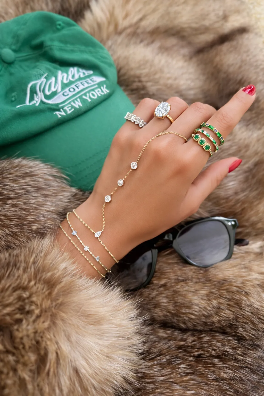 Emerald Baguette and Sapphire Ring sold by Meira T product image thumbnail 2