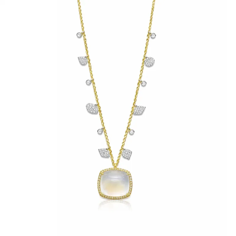 Moonstone Multicharm Necklace made by Meira T