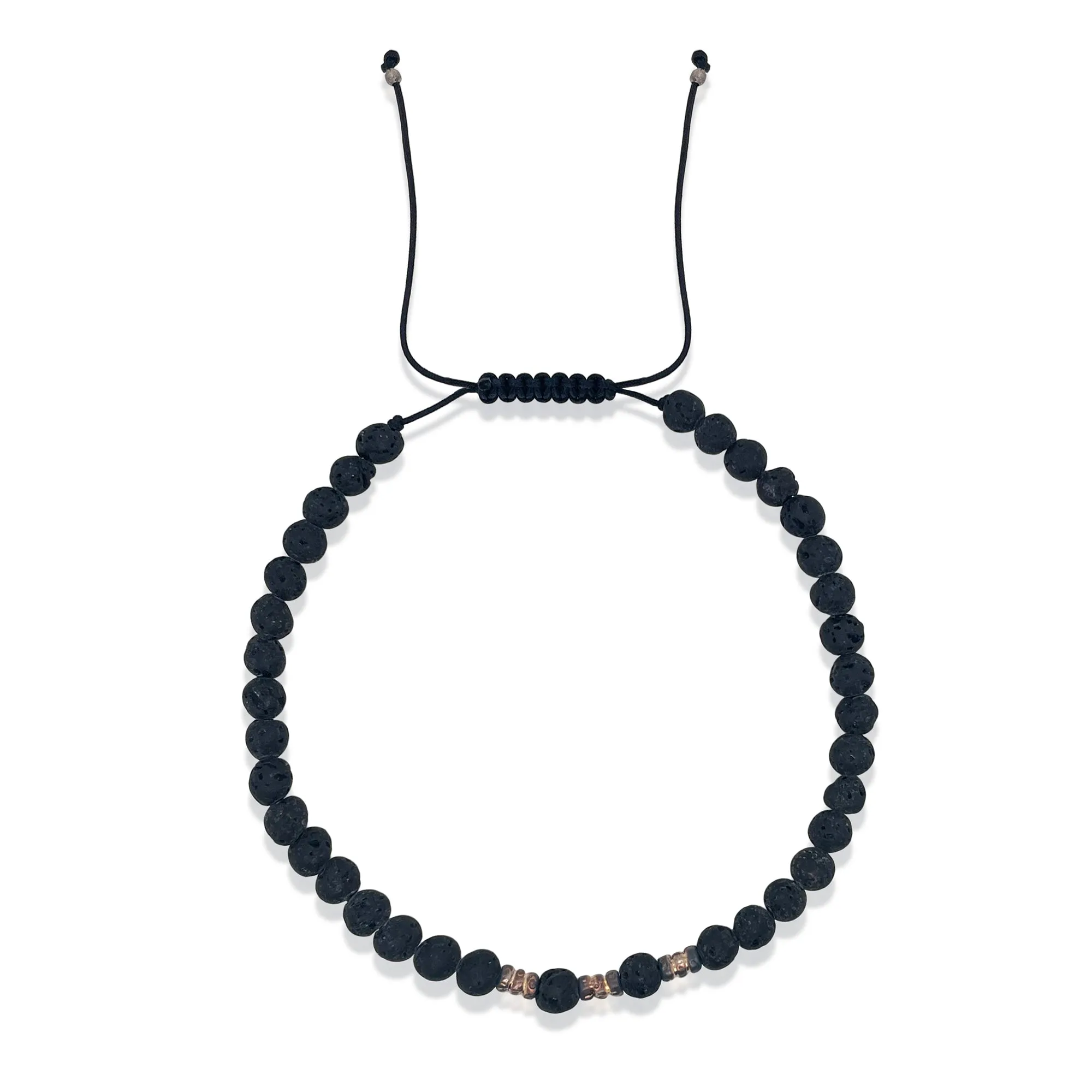 Lava Stone Bead Bracelet sold by Meira T