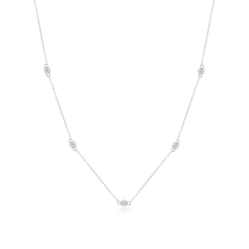Diamonds By The Yard Necklace | LAB Diamond made by Meira T