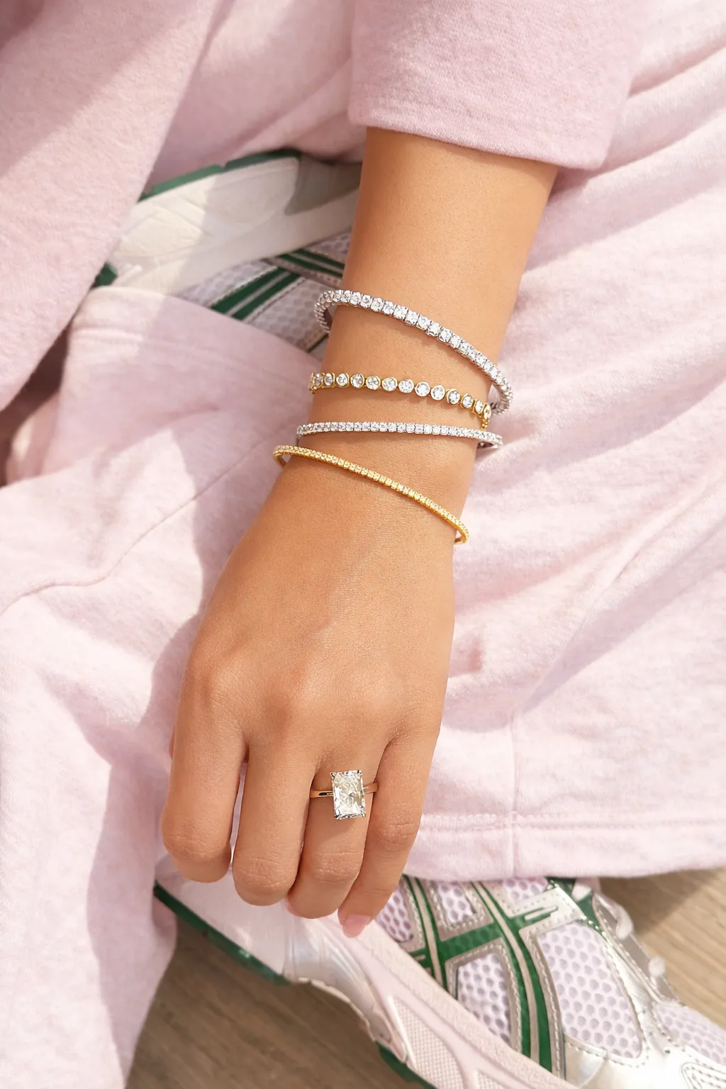 Flex Bangle | 2 Carat LAB Diamond sold by Meira T product image thumbnail 2