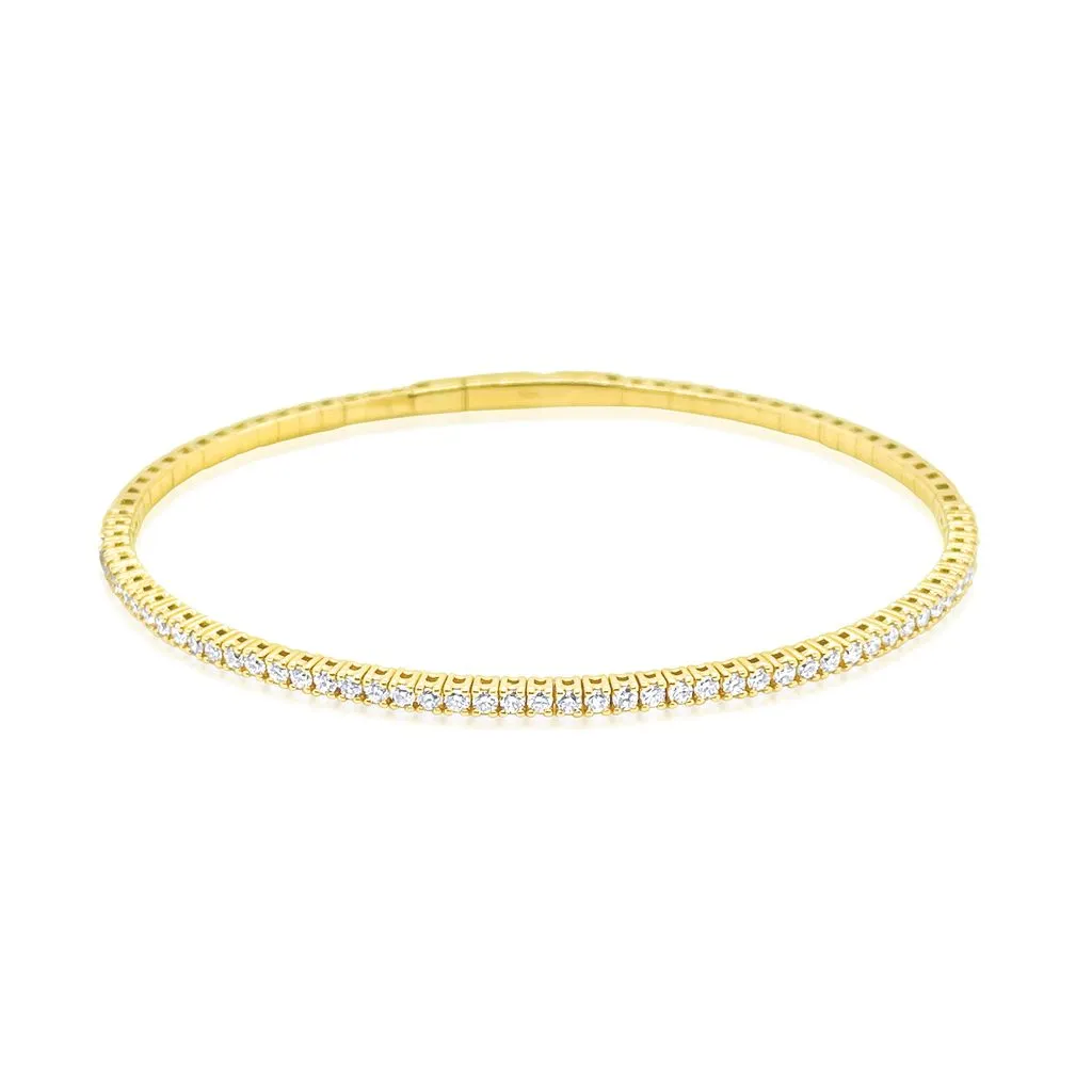 Flex Bangle | 1 Carat LAB Diamond sold by Meira T