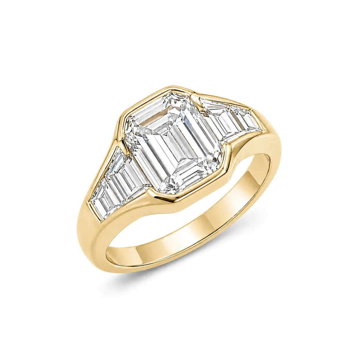 Emerald Lab Ring sold by Meira T
