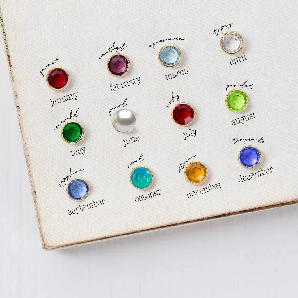 Initial and Birthstone Bracelet sold by Meira T product image thumbnail 3