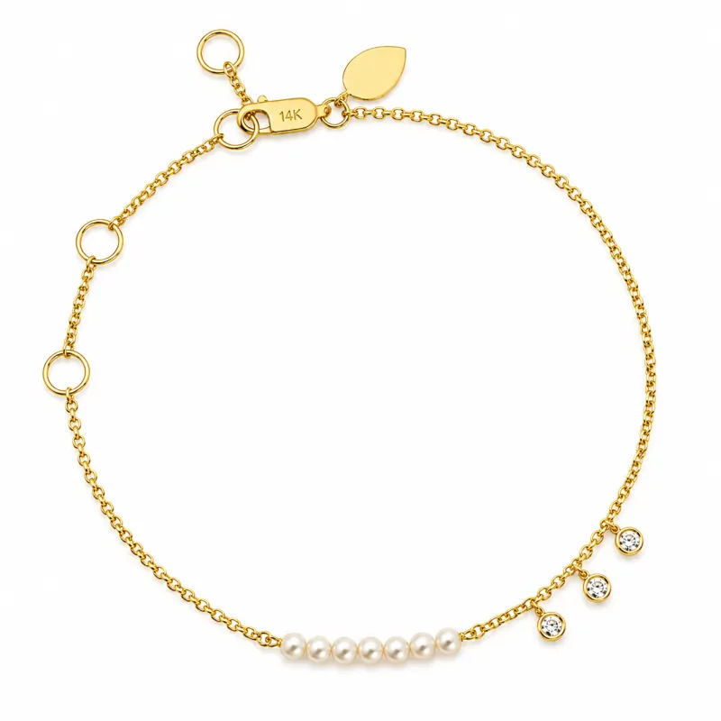 Pearl Bead Bracelet made by Meira T