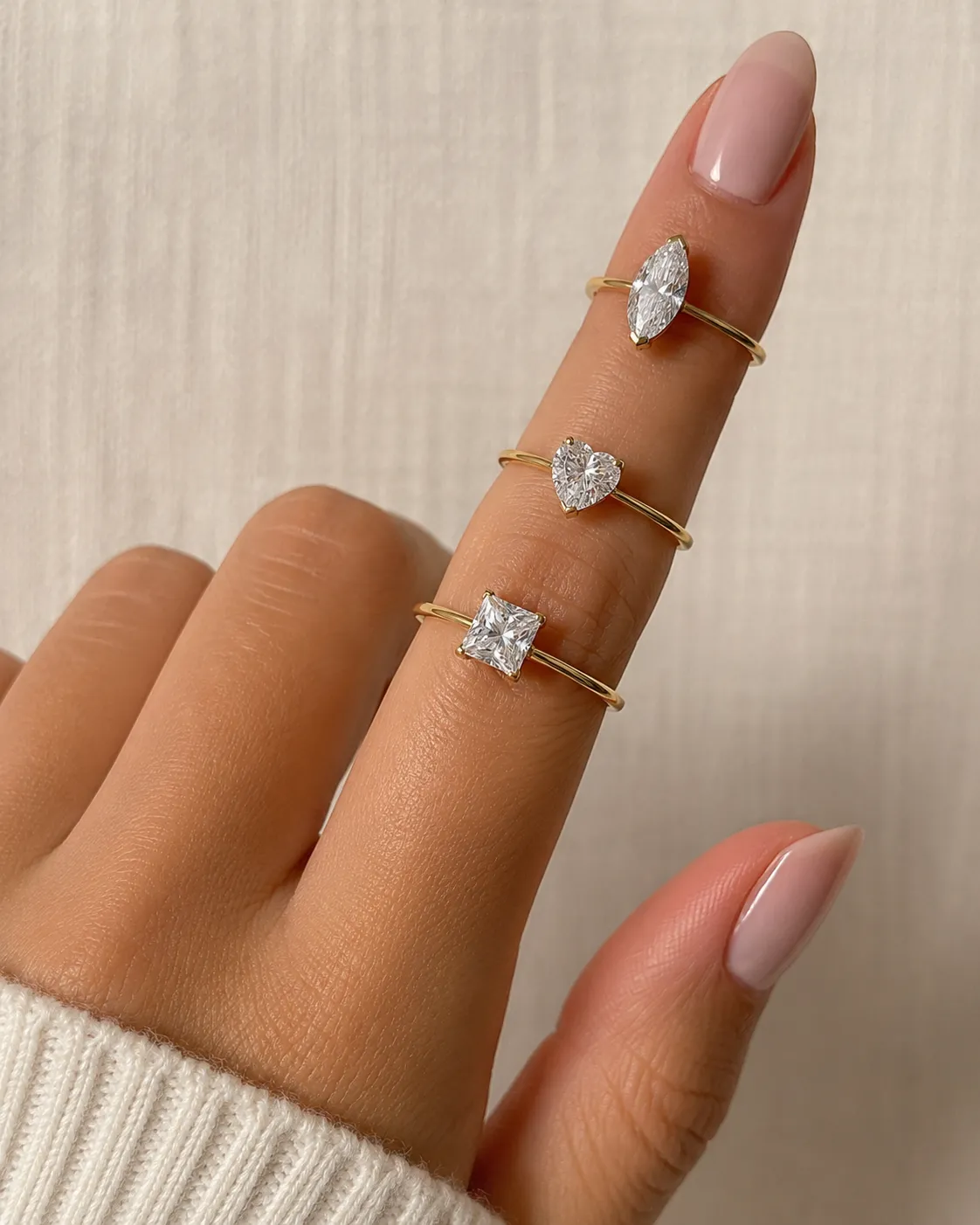 Lab Grown 14k Solo Diamond Heart Ring sold by Meira T product image thumbnail 3