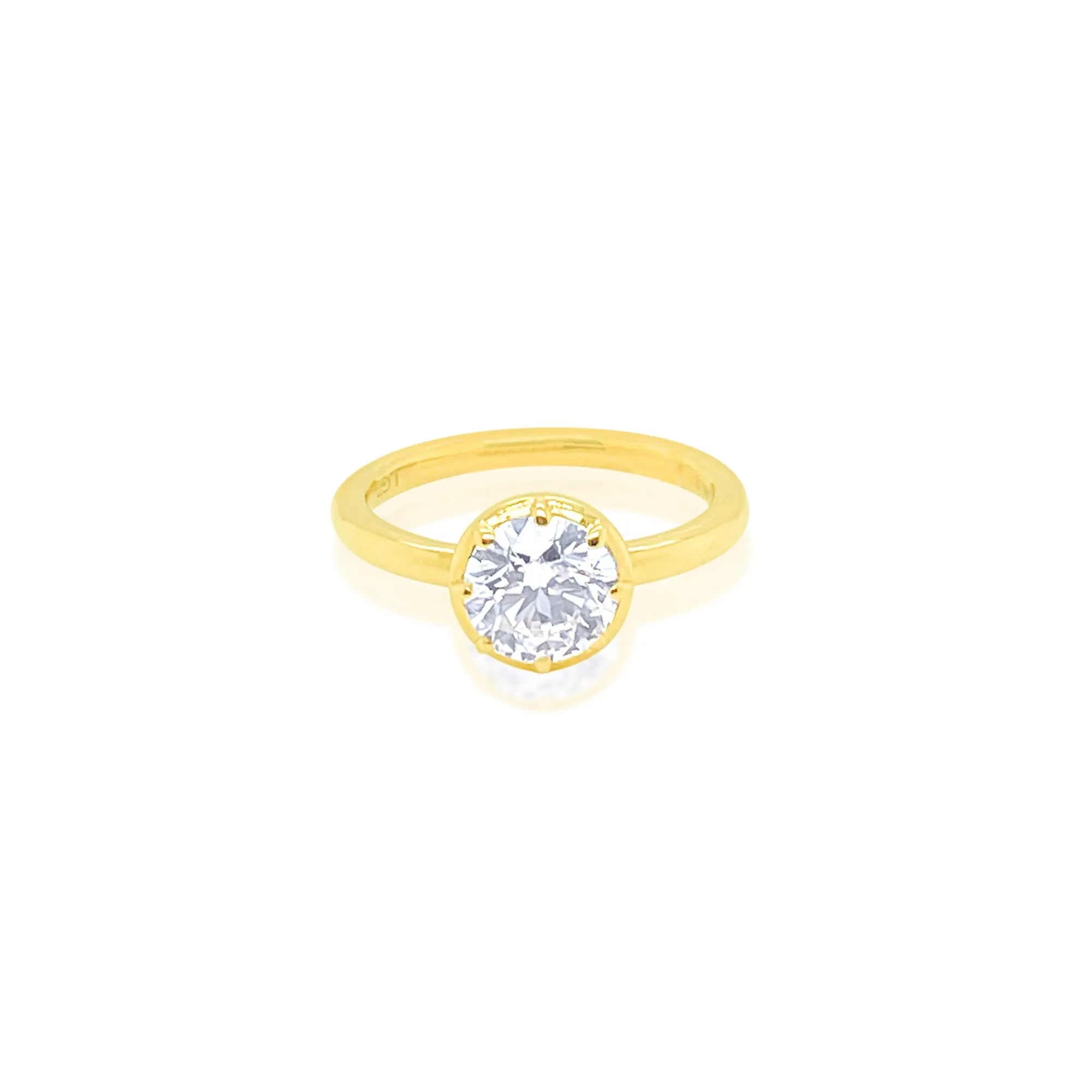 14kt Yellow Gold Lab Grown Diamond Ring sold by Meira T