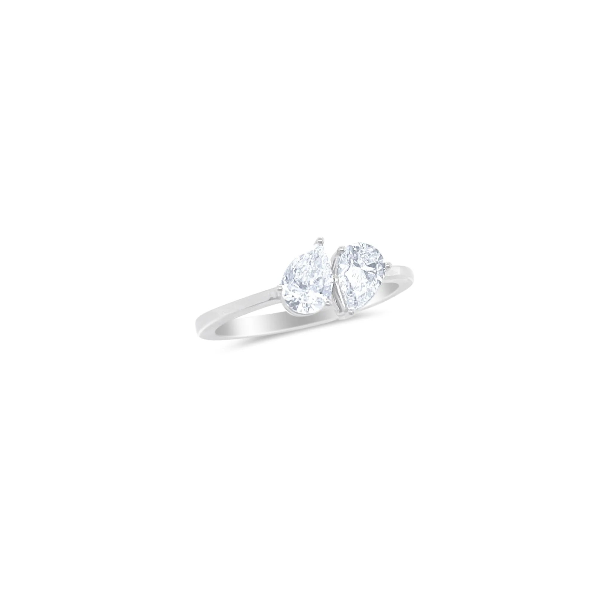 Moi et Toi Pear Shape Ring sold by Meira T